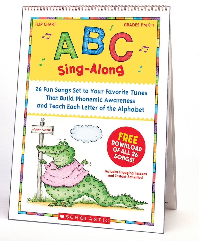 Couverture_Sing-Along Flip Chart and CD: ABCs