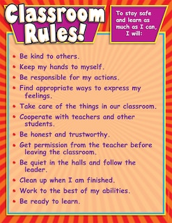 Classroom Rules Friendly Chart