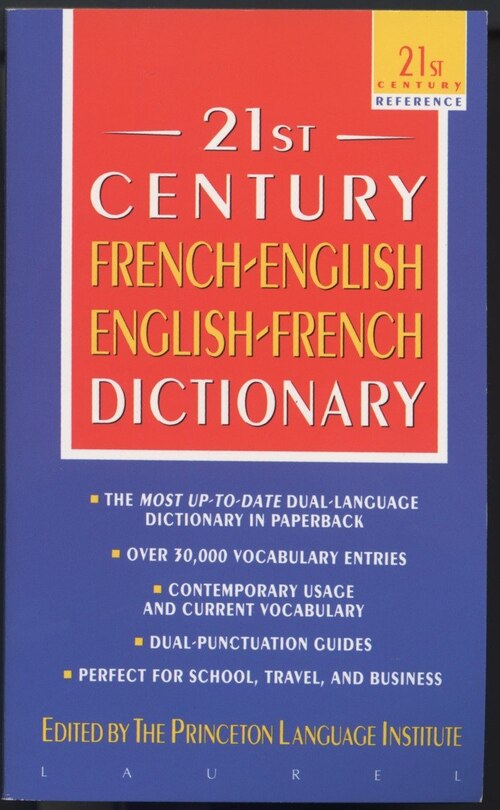 Couverture_The 21st Century French-english English-french Dictionary