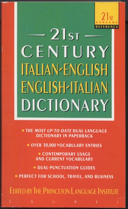 Front cover_21st Century Italian-english/english-italian Dictionary