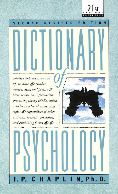 Couverture_Dictionary Of Psychology