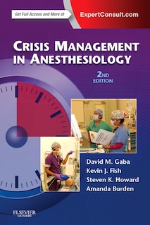 Couverture_Crisis Management in Anesthesiology