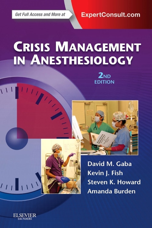 Couverture_Crisis Management in Anesthesiology