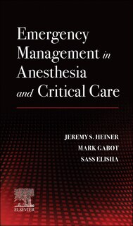 Couverture_Emergency Management in Anesthesia and Critical Care