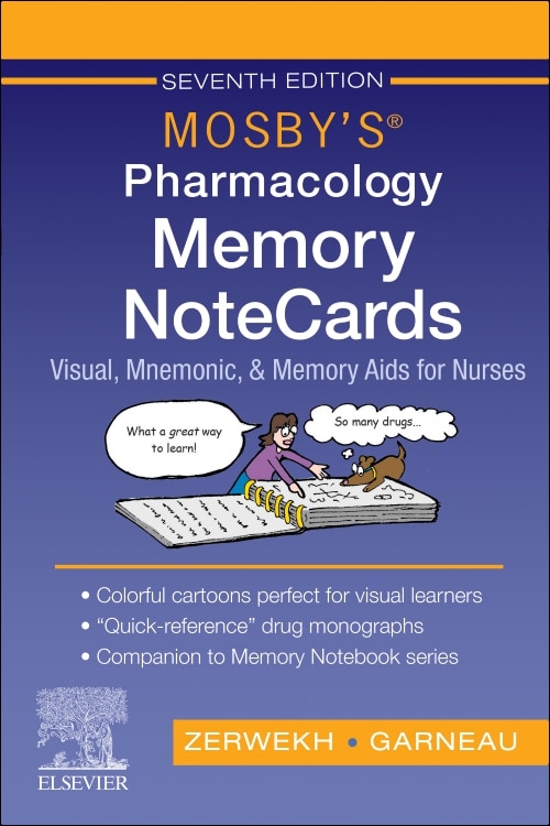 Couverture_Mosby's Pharmacology Memory NoteCards