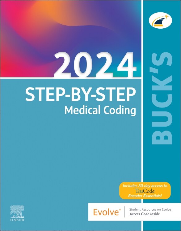 Front cover_Buck's Step-by-Step Medical Coding, 2024 Edition