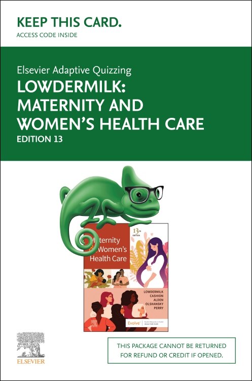 Front cover_Elsevier Adaptive Quizzing for Maternity and Women's Health Care (Access Card