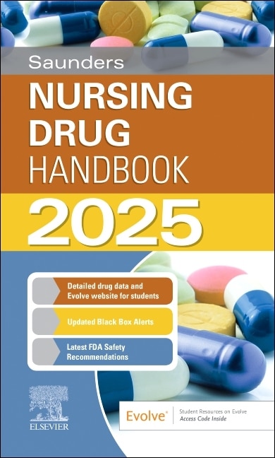 Couverture_Saunders Nursing Drug Handbook 2025