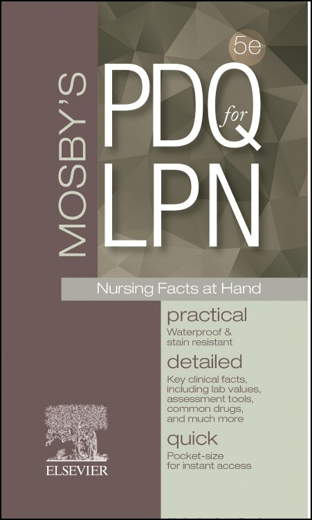 Front cover_Mosby's PDQ for LPN