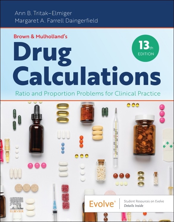 Front cover_Brown and Mulholland's Drug Calculations