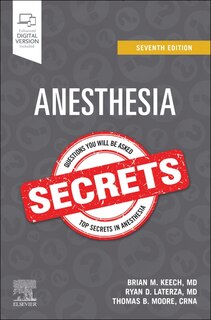 Couverture_Anesthesia Secrets