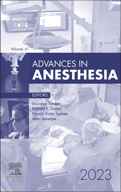 Front cover_Advances in Anesthesia, 2023