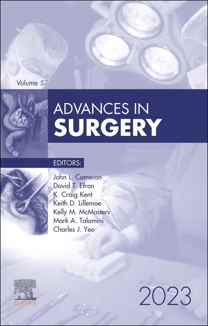 Couverture_Advances in Surgery, 2023