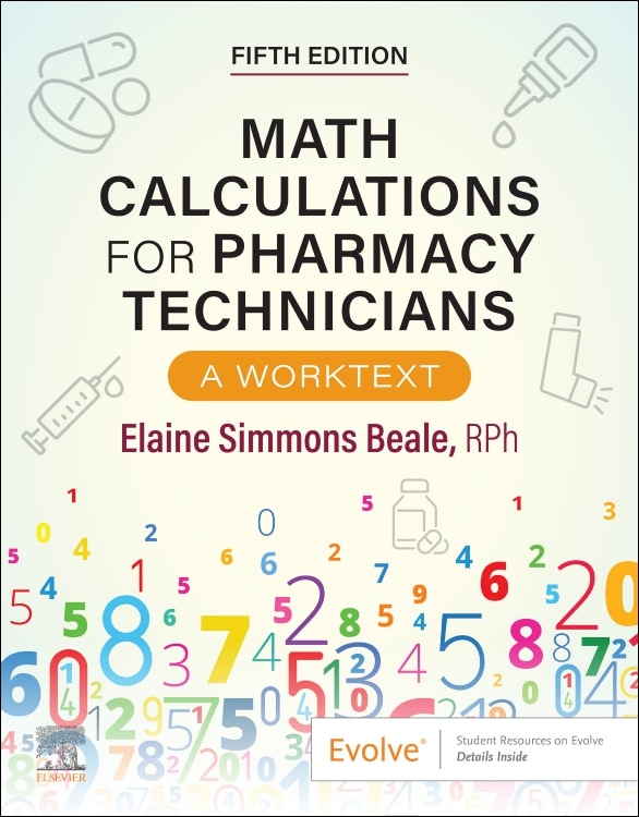 Front cover_Math Calculations for Pharmacy Technicians