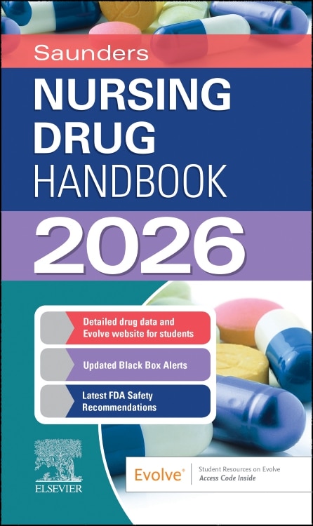 Couverture_Saunders Nursing Drug Handbook 2026