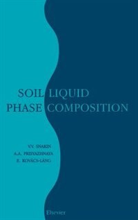 Front cover_Soil Liquid Phase Composition