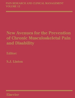 Front cover_New Avenues for the Prevention of Chronic Musculoskeletal Pain