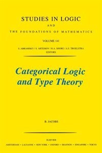 Front cover_Categorical Logic And Type Theory