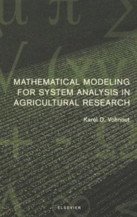 Couverture_Mathematical Modeling For System Analysis In Agricultural Research