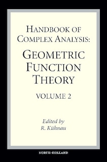Front cover_Handbook Of Complex Analysis