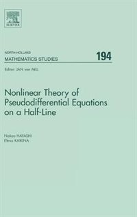 Front cover_Nonlinear Theory Of Pseudodifferential Equations On A Half-line