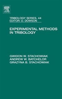 Front cover_Experimental Methods In Tribology