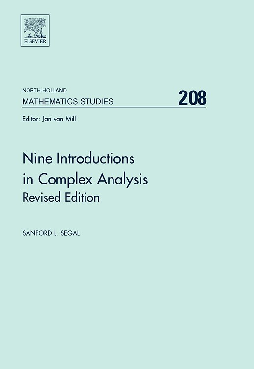 Couverture_Nine Introductions in Complex Analysis - Revised Edition