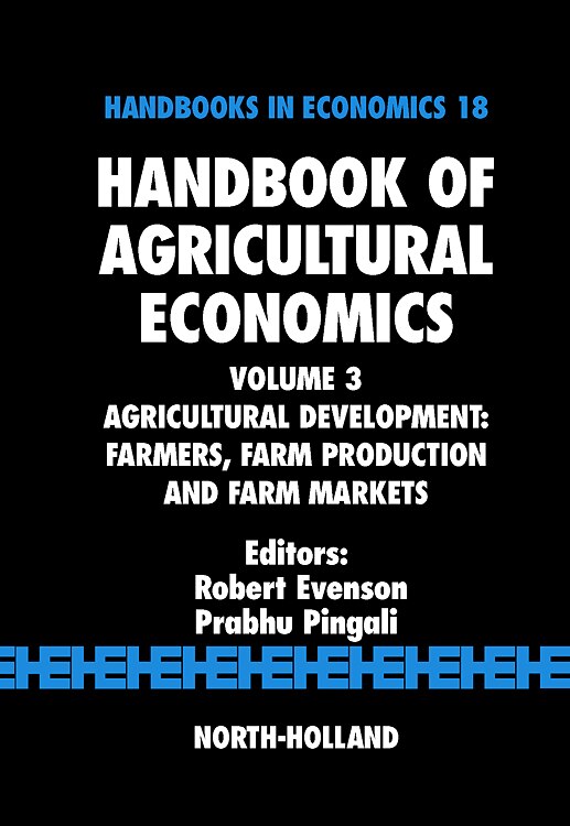 Front cover_Handbook of Agricultural Economics