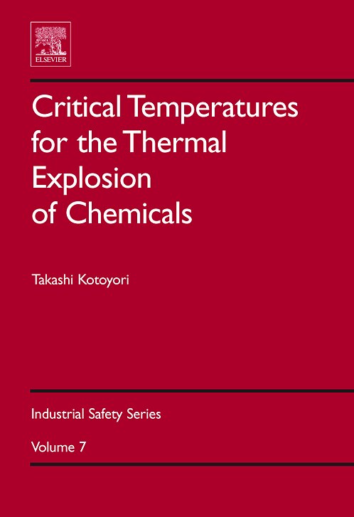 Front cover_Critical Temperatures for the Thermal Explosion of Chemicals