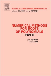 Couverture_Numerical Methods For Roots Of Polynomials - Part Ii