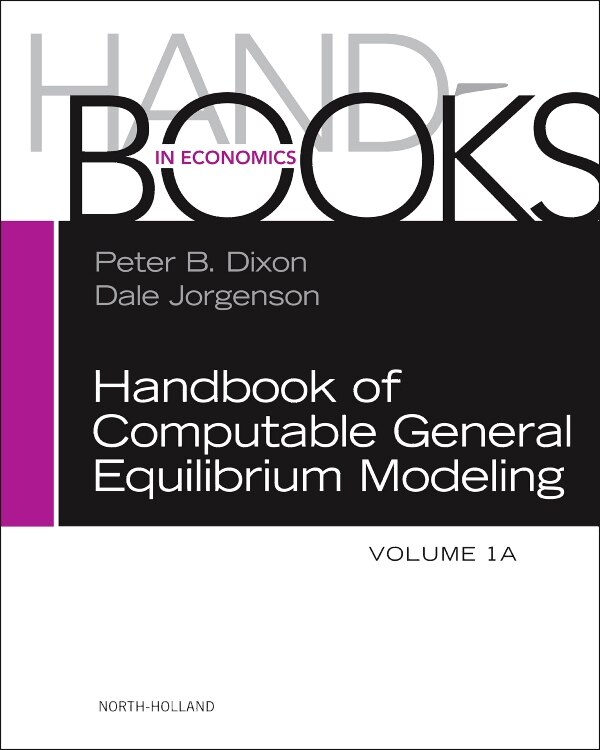 Front cover_Handbook of Computable General Equilibrium Modeling