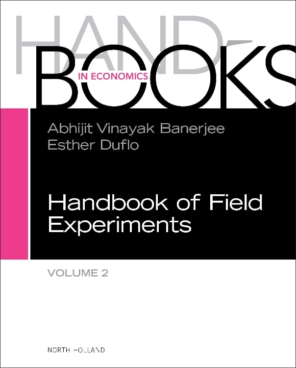 Couverture_Handbook Of Field Experiments