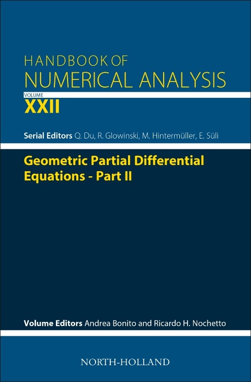 Couverture_Geometric Partial Differential Equations - Part 2