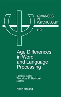 Age Differences In Word And Language Processing