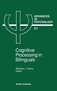 Front cover_Cognitive Processing In Bilinguals