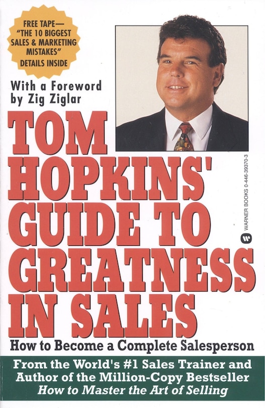 Front cover_Tom Hopkins Guide To Greatness In Sales