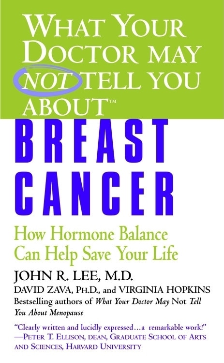 Couverture_What Your Doctor May Not Tell You About(TM): Breast Cancer