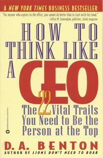 Front cover_How To Think Like A Ceo