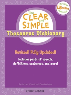 Couverture_The Clear And Simple Thesaurus Dictionary
