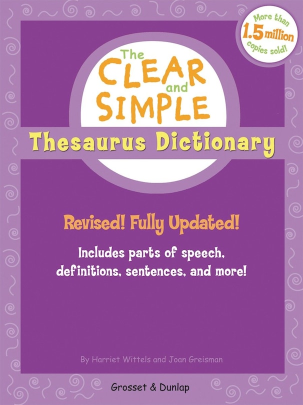 Couverture_The Clear And Simple Thesaurus Dictionary