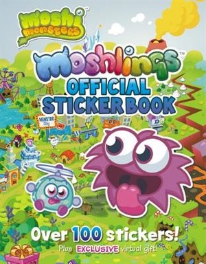 Front cover_Moshlings Official Sticker Book