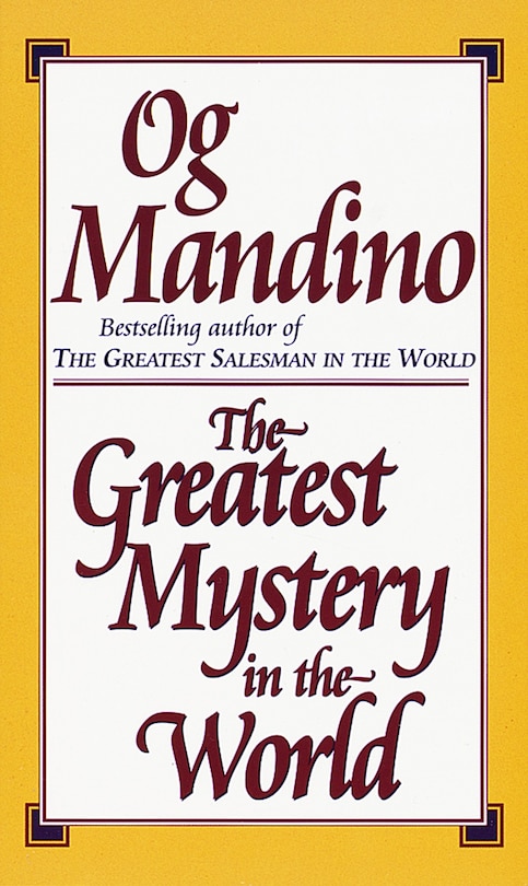Front cover_Greatest Mystery In The World