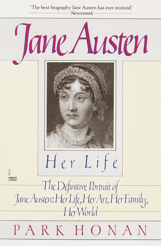 Front cover_Jane Austen:  Her Life
