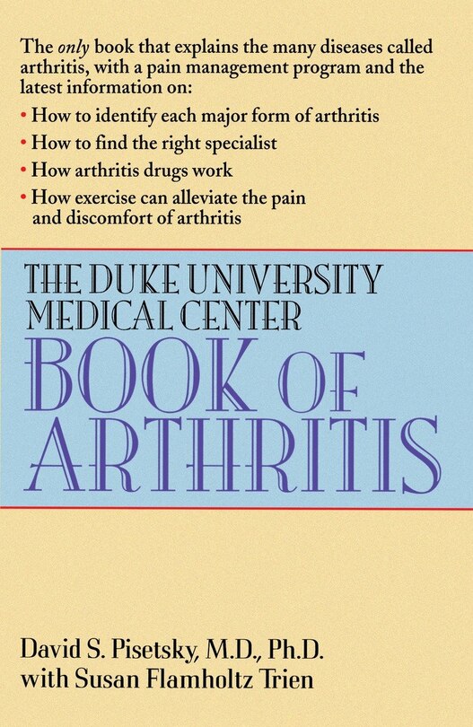 Front cover_The Duke University Medical Center Book Of Arthritis
