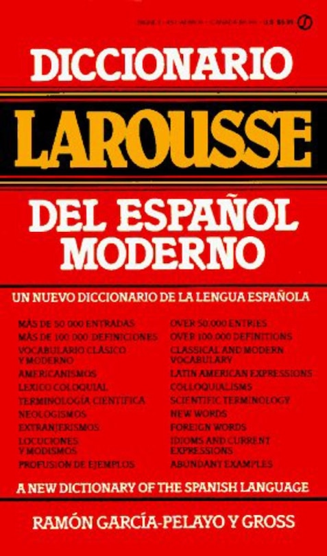 Front cover_Diccionario Larousse Del Espanol Moderno