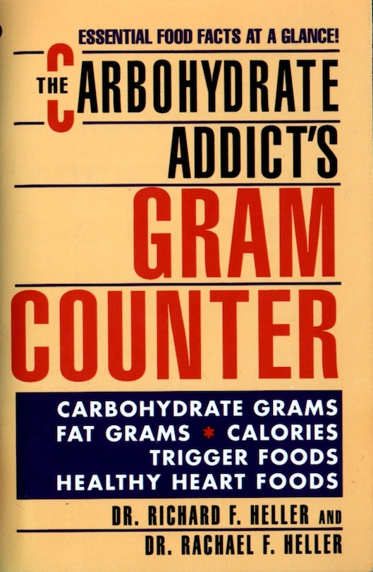Couverture_The Carbohydrate Addict's Gram Counter