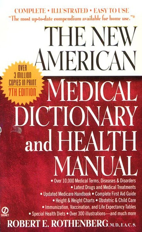 Front cover_The New American Medical Dictionary And Health Manual