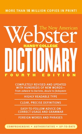 The New American Webster Handy College Dictionary: Fourth Edition