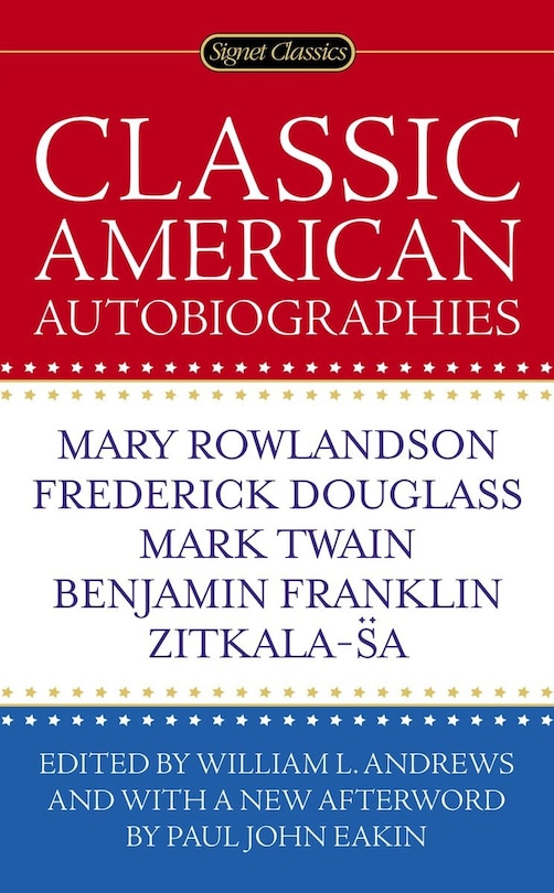 Front cover_Classic American Autobiographies