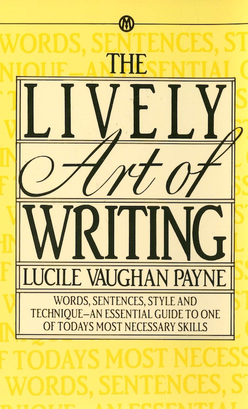 Front cover_The Lively Art Of Writing